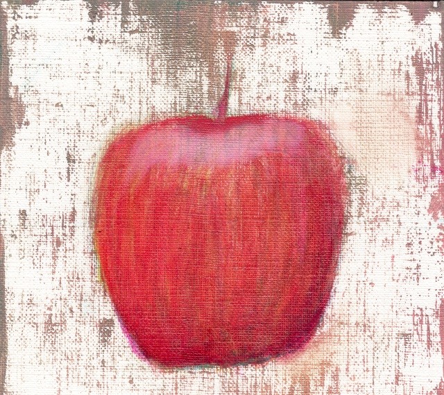 Blueberry - Oil paint on art board - Donated to charity and sold.